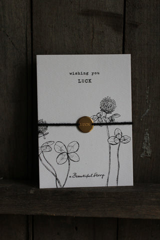 Jewellery Postcard | Wishing You Luck