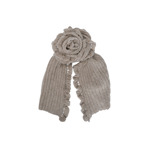 RIO knitted long scarf Sand