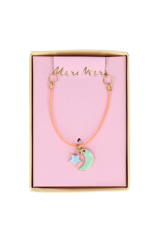 Meri Meri Enamel Moon & Star Necklace