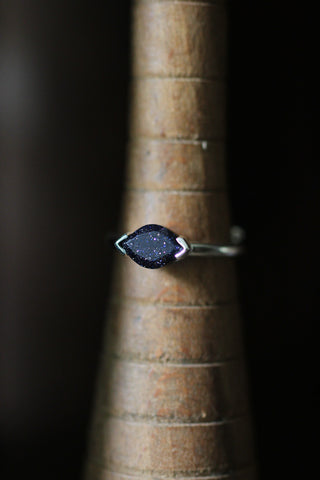 Blue SunStone Siren Silver Ring, by SVP