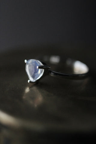 Tala Lani Silver White Opal Ring