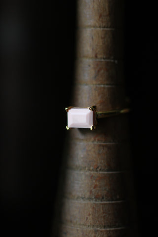 Pink Opal Indu Gold Ring, by SVP