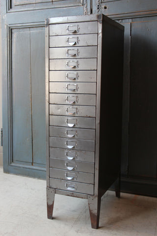 Fifteen Drawer Steel Industrial Cabinet