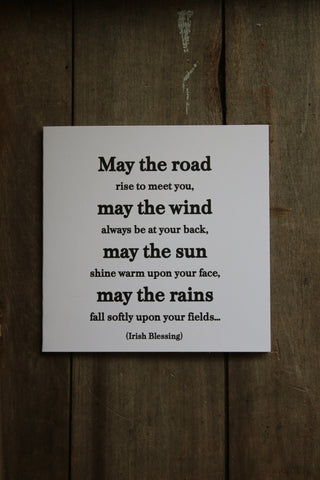 Quotable card - May the Road Rise To Meet you