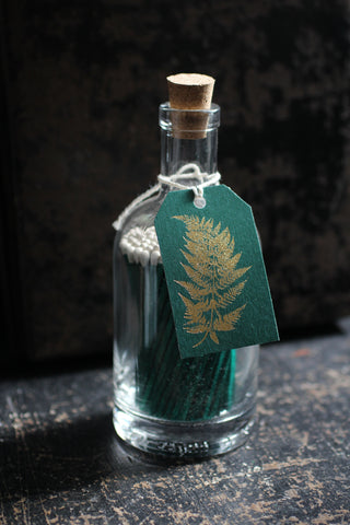 Luxury Matches in Glass Bottle fern