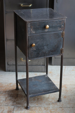 Antique French Steel Nightstand