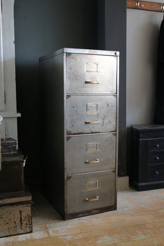 Vintage Four Drawer Filing Cabinet