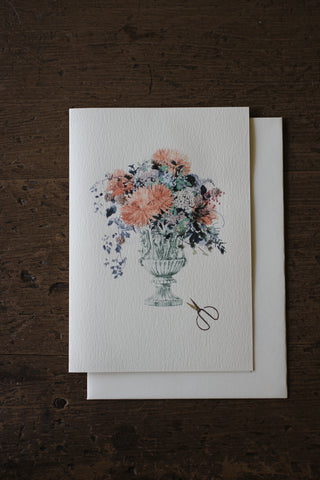 Elena Deshmukh Card, Flower Urn