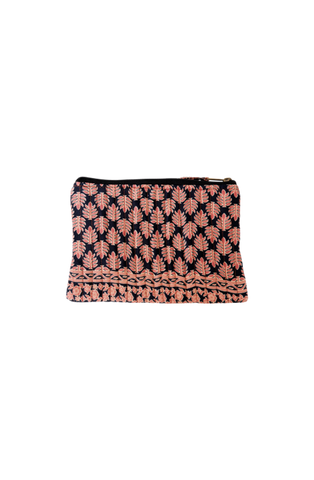LUNA cosmetic pouch -  Rouge Leaves