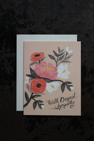 WITH DEEPEST SYMPATHY Card