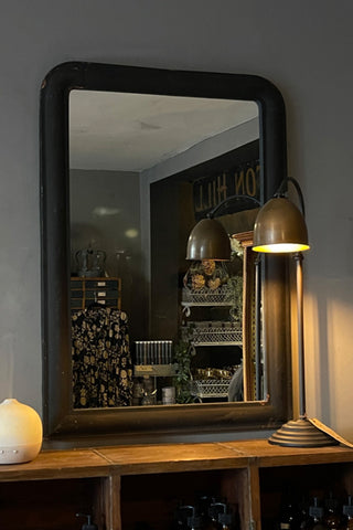 French Style Mirror | Matt Black (Large)