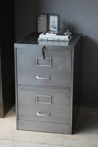 Two Drawer Roneo Filing Cabinet