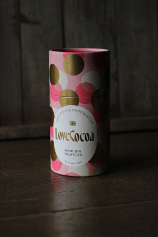 Love Cocoa: Pink Gin Luxury Chocolate Truffles 150g