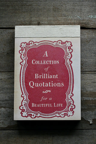 Collection of Brilliant Quotations for a Beautiful Life