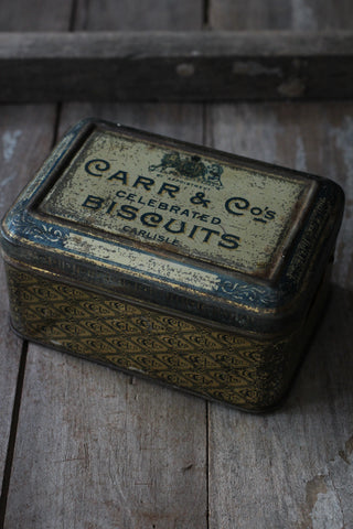 Vintage Carr & co biscuit tin