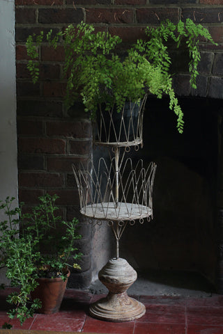 Tiered Crown Wirework Plant Stand