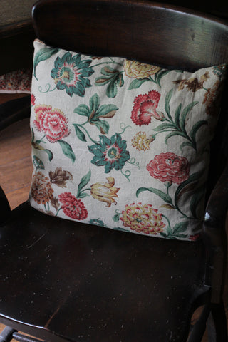 Vintage Fabric Cushion (D)