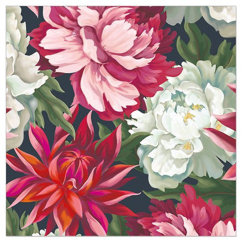 Peony & Dahlias Paper Napkins