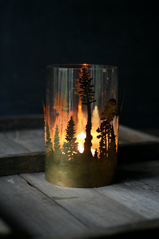 Brass Forest T-Light holder