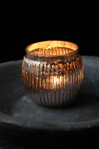 'Mercury' style glass votive