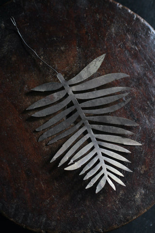 Metal palm leaf | Antique Gold