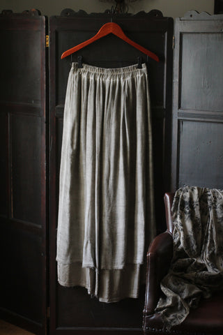 SANCTAMUERTE | PALAZZO TROUSERS - Wet Sand