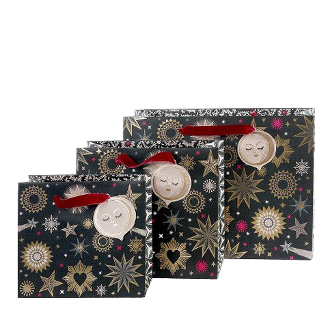 Gift bags -Black / Gold Tag