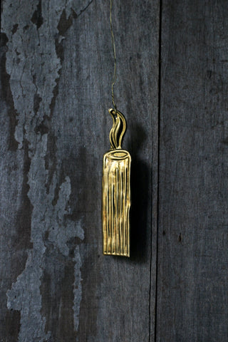 Small Brass Candle Decoration