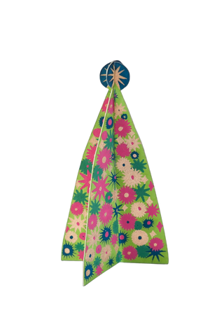Star Tree Greeting Card