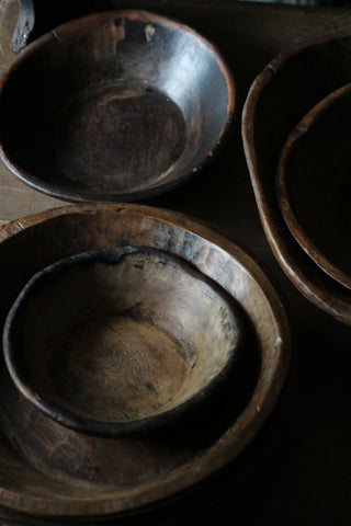 Vintage Wooden Bowls