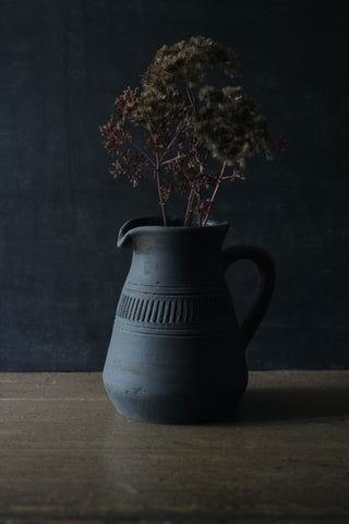 Large Black Terracotta Jug/vase