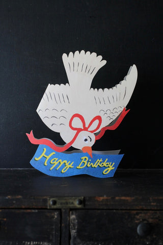 Happy Birthday Bird - Die Cut Card