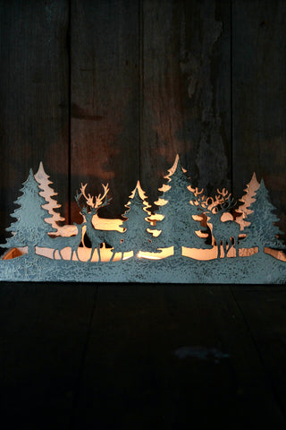 Winter Scene | Candle holder