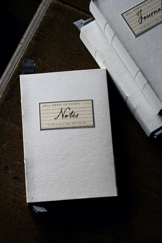 Handmade Paper Notebooks with label