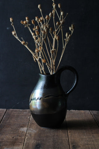 Alvena Vase, Brown, Stoneware