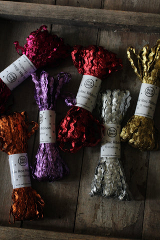 Metallic Ric Rac Ribbon 13m