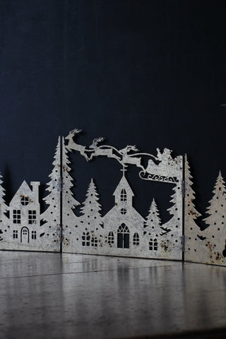 SANTA IN FLIGHT | Decorative Panel