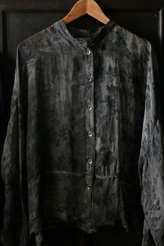 SANCTAMUERTE | Boxy Floral Print Shirt