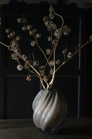 Taupe Glass Vase