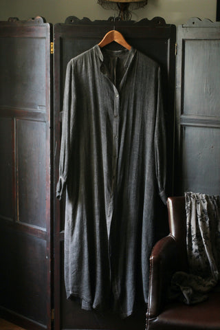 SANCTAMUERTE | Long Shirt - Bengal brown