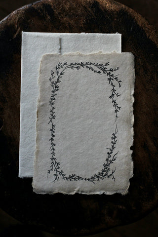 Pack of 6, Garland - Card & Envelopes