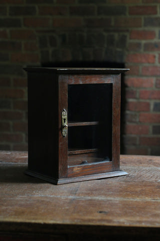 Vintage Small Glazed Cabinet with drawer