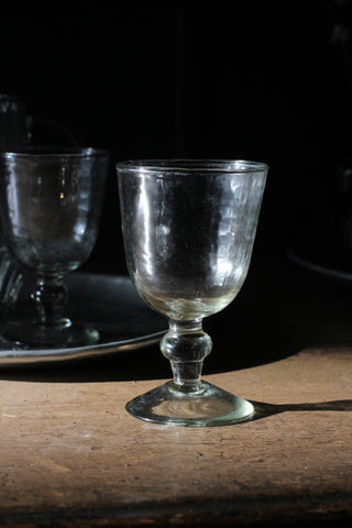 Hammered Wine Glass