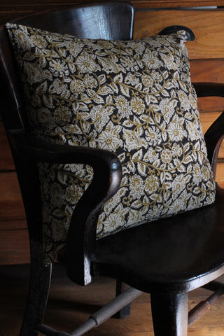 Pushkar block print cushion cover