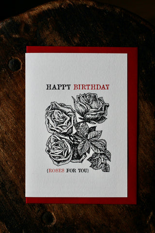 Roses For You Birthday Card (GFS)