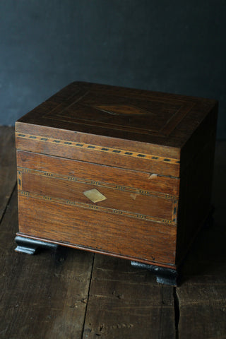 Victorian Mahogany Inlaid Box