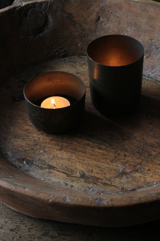 Copper T-light Holders