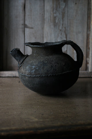 Antique Earthenware Decorative Jug (A)