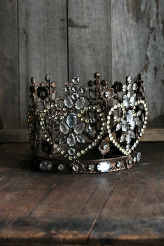 'Precious' metal decorative crown