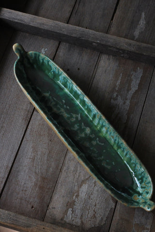Milani Serving Plate, Green, Stoneware
